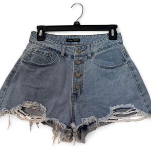 Shein Denim Distressed Women Shorts